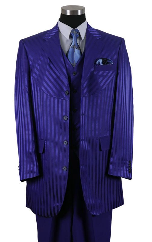 Milano Moda Herenpak 2915V-Blauw Stijlvol en onweerstaanbaar perfect voor elke gelegenheid jouw nieuwe look